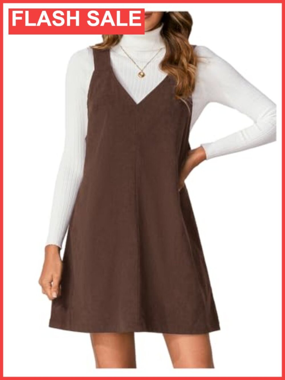 Corduroy Overalls Dress Mini Pinafore Jumper